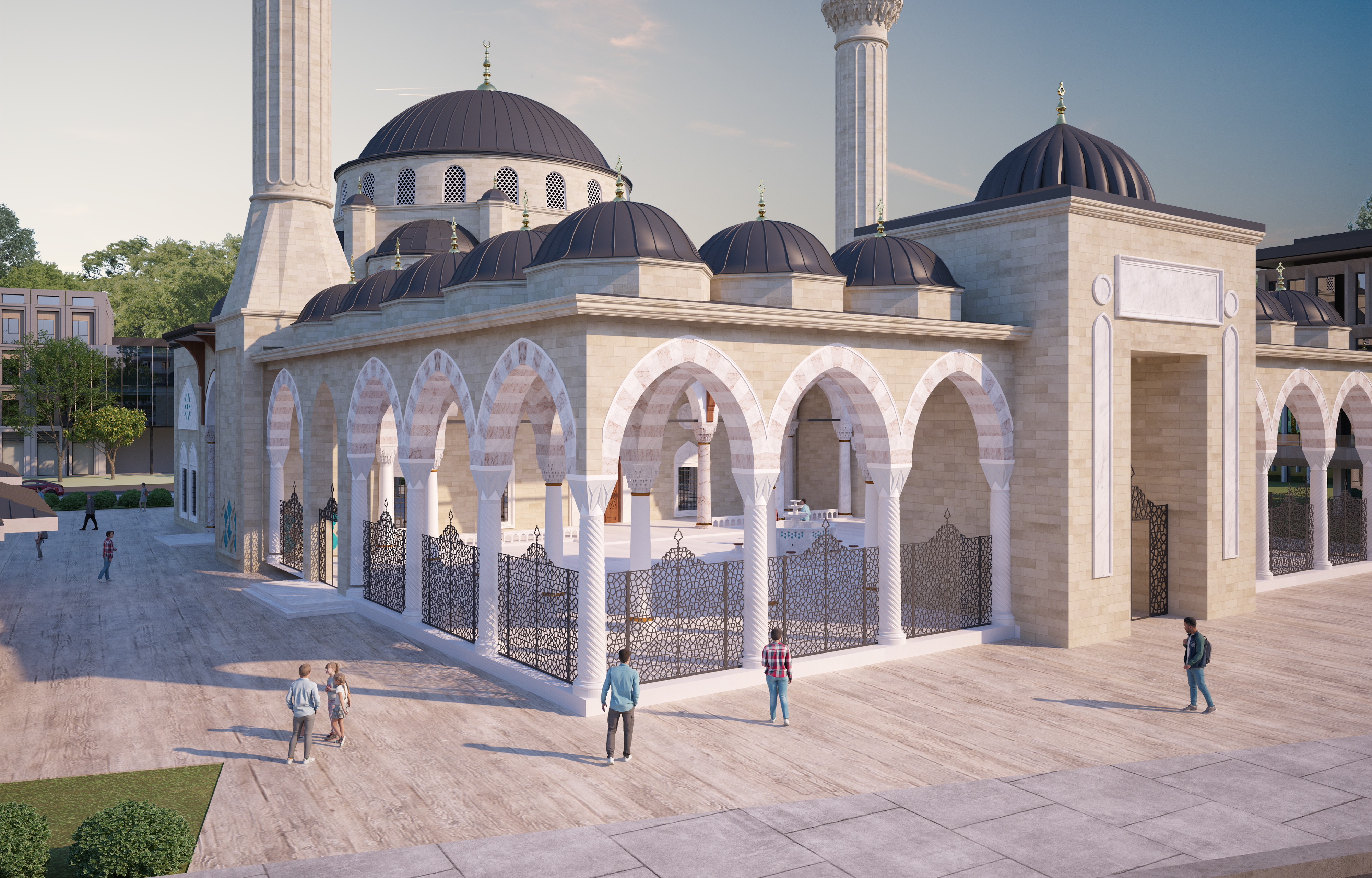 İstanbul Çekmeköy İmar Yolları, Genel Altyapı ve Camii